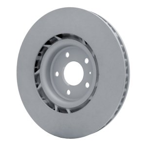 Porsche Macan Brake Rotor (1) - Left Front - R1 Concepts - Slotted Carbon Alloy GeoMET - `15-`23